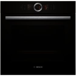 Bosch Serie 8 HBG6764B1B Built In Single Oven in Black